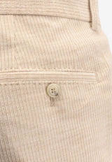 Hugo Boss Straight Corduroy Pants Beige 50549641287_Open beige_30893689