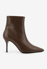 Staud Sebastian 80 Leather Ankle Boots Brown F25F1028LNTRUFF_Truffle_35065825