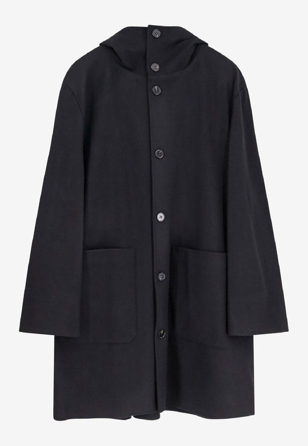 Paltò Single-Breasted Buttoned Coat Black B51PXTONIFWONER_Black_35065782