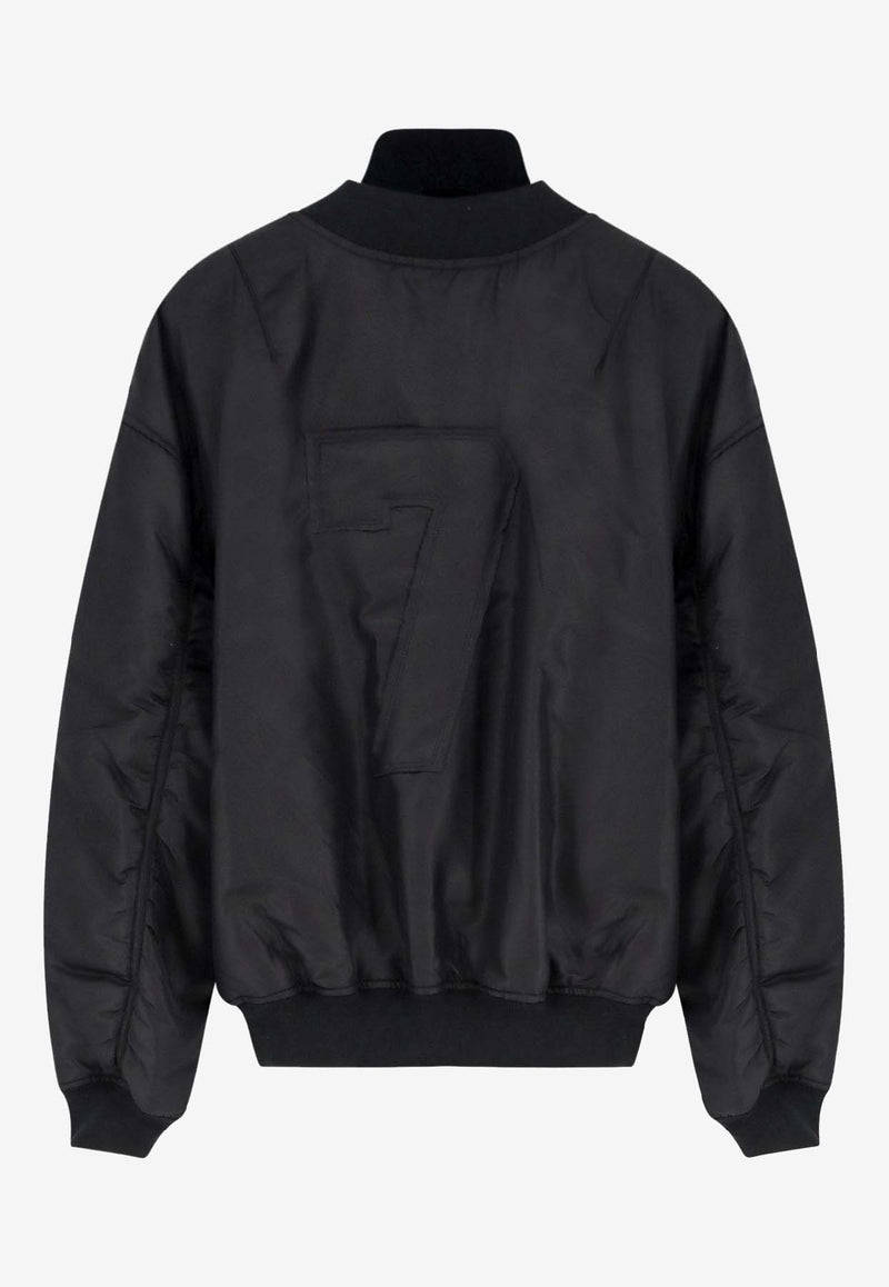 Ih Nom Uh Nit Bomber Zip-Up Jacket Black NUW25104009_Black_35065992