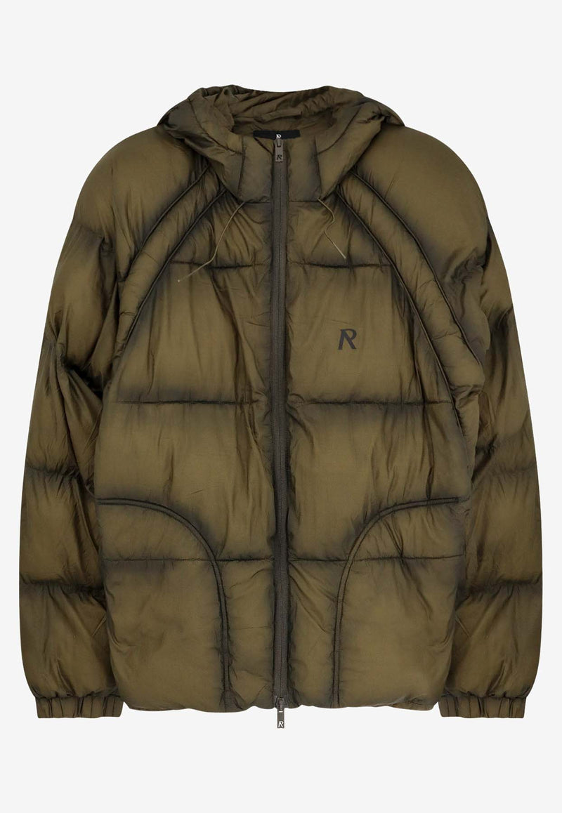 Represent Quilted Down Jacket Green MLM10012059_DARK OLIVE_29841446