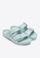 Birkenstock Kids Boys Arizona Buckled Rubber Slides Green 1026753BPVC/S_BIRKE-SG