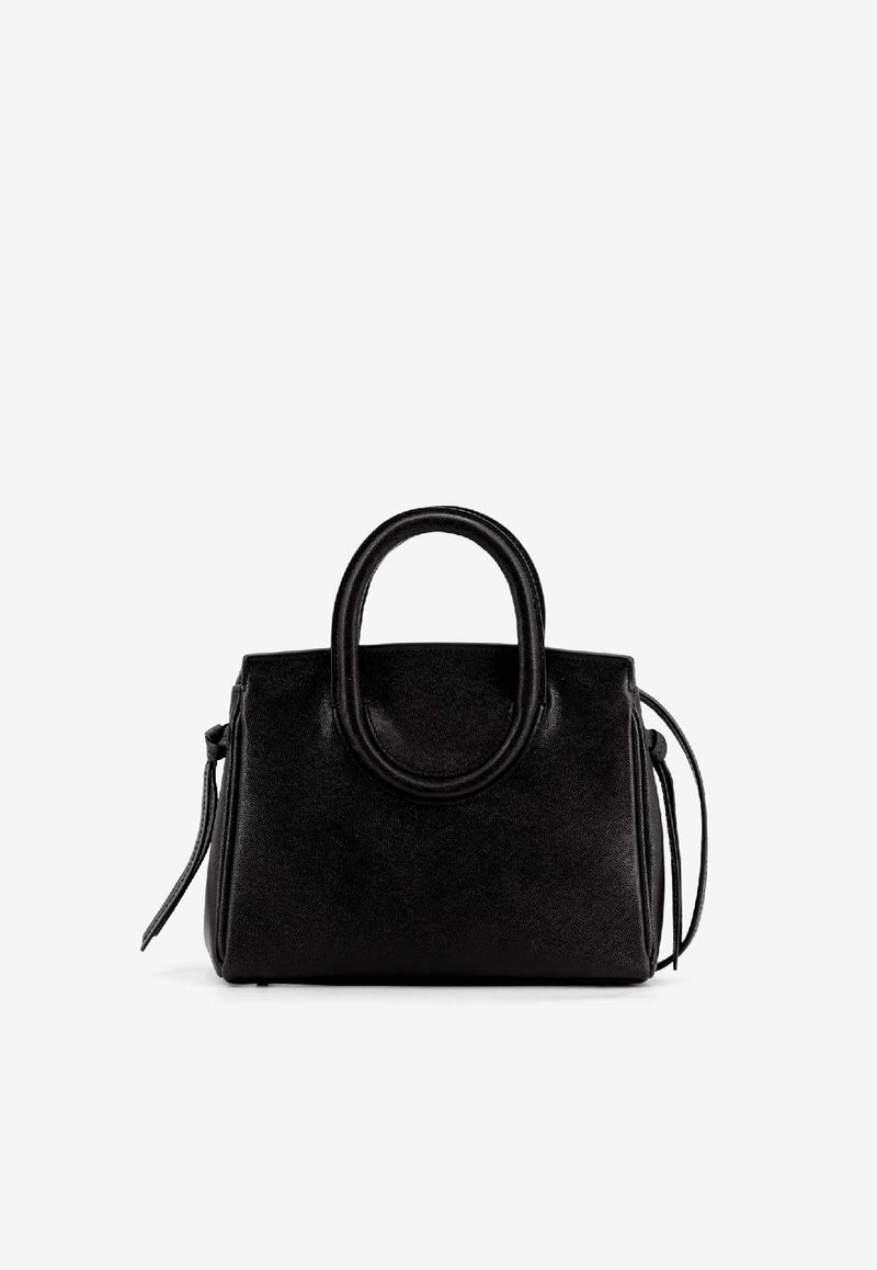 Staud Mini Maude Leather Top Handle Bag Black H25F4034VRBLK_Black_35065847