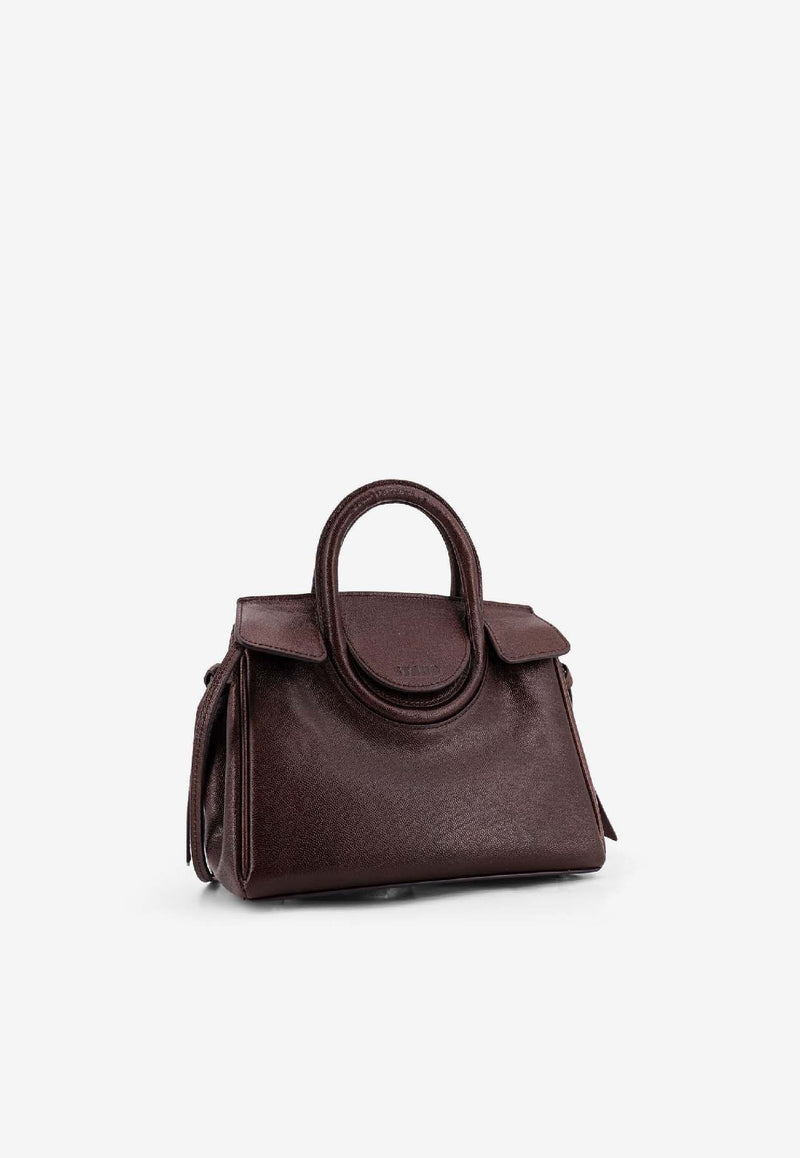 Staud Mini Maude Leather Top Handle Bag Brown H25F4034VRESPR_Brown_35065818