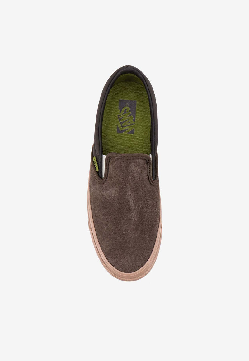 Vans Classic 98 Slip-On Suede Sneakers Brown VN000D9WEMP1BROWN_Coal Brown_29844859
