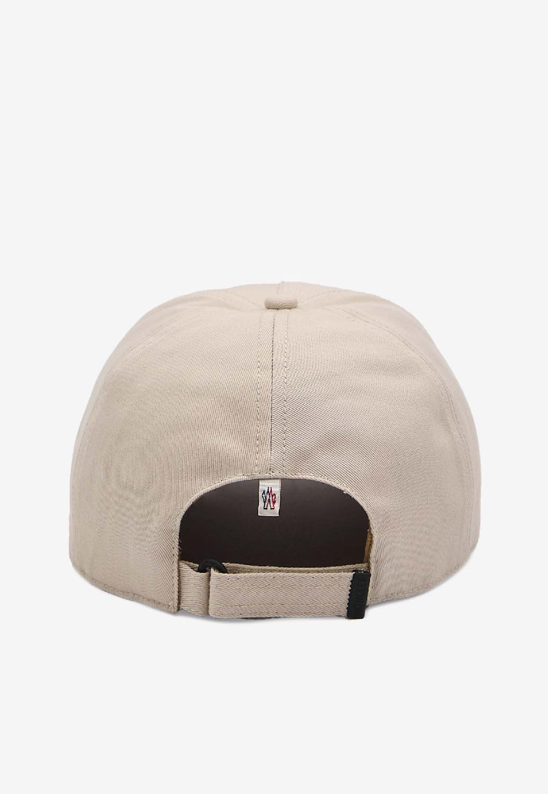 Moncler Grenoble Logo-Embroidered Baseball Cap White 3B00003-04863-20D