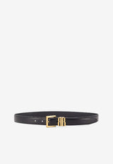 Balenciaga BB Icon Leather Belt Black 8468752AB5Q1000_Black_39546791
