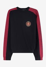 Balenciaga Logo Crewneck Sweater Black 849509T34201060_Black_39546570