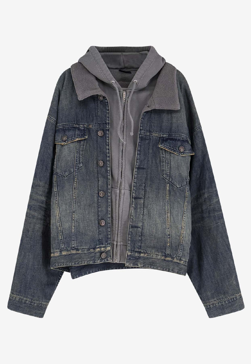 Balenciaga Layered Denim Jacket Blue 849909TTW763394_Blue_39546590