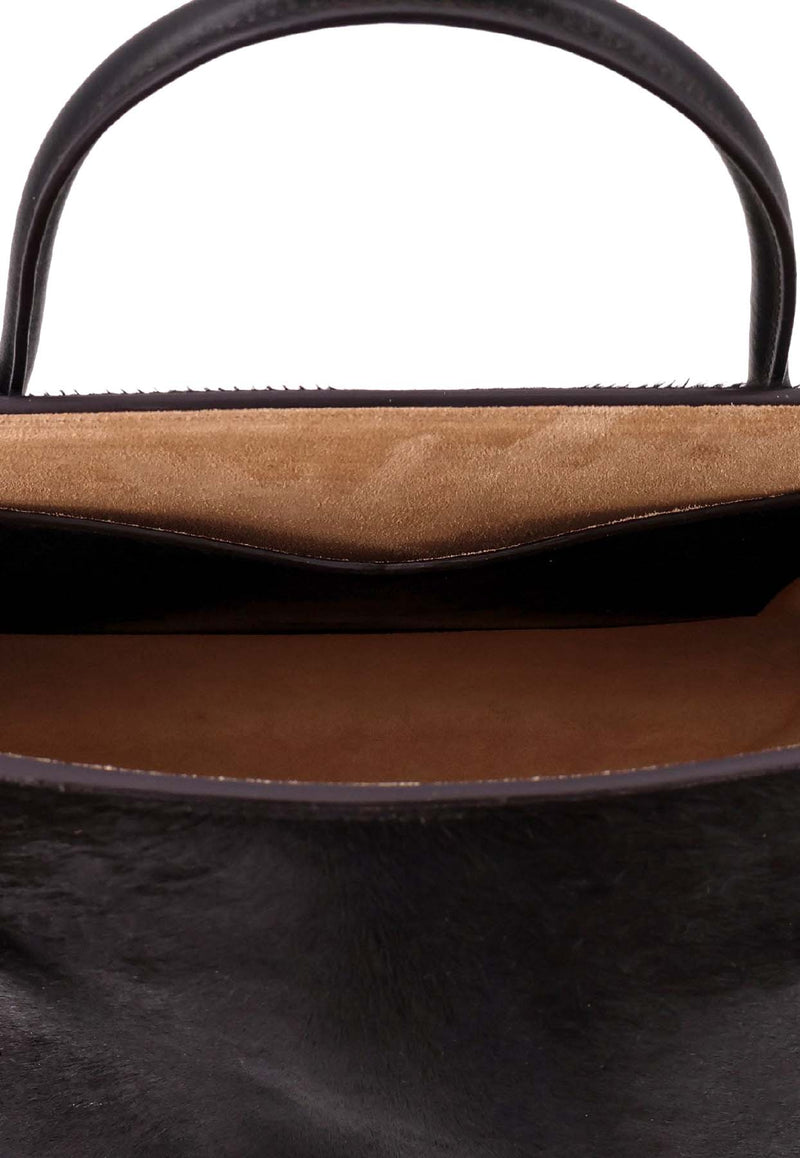 Alaïa Le Teckel Hair Calf Leather Tote Bag  Brown AA1S14042I047719_Chocolat_30005067