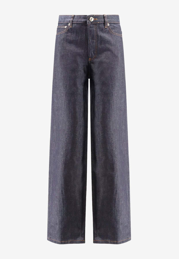 A.P.C. Elisabeth Straight-Leg Jeans Blue COZZIF09181IAI_Blue_38331485
