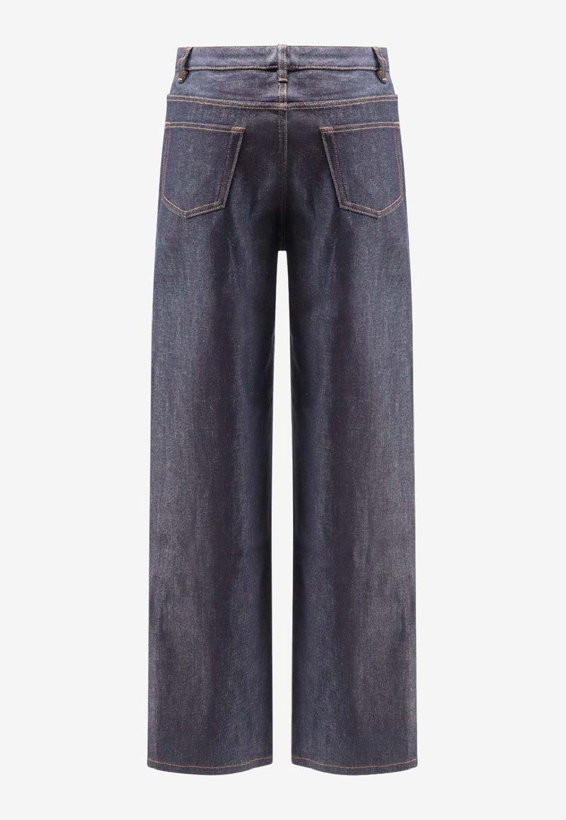 A.P.C. Elisabeth Straight-Leg Jeans Blue COZZIF09181IAI_Blue_38331485