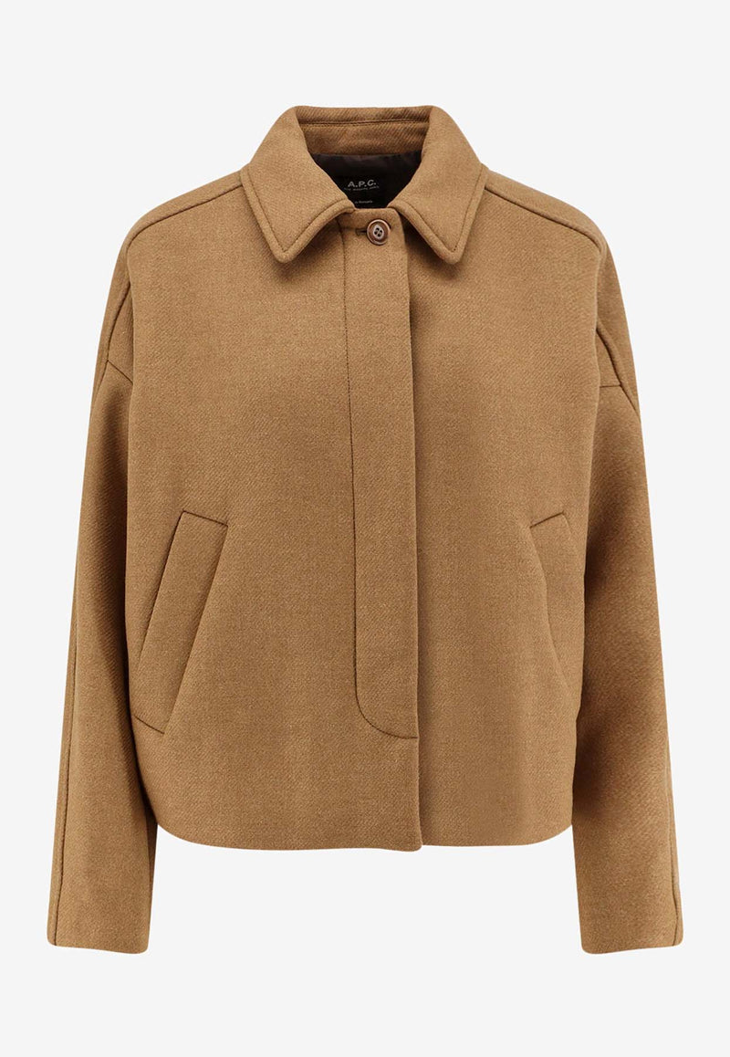 A.P.C. Becca Wool-Blend Jacket Brown WVBEBF02990CAB_Brown_39616618