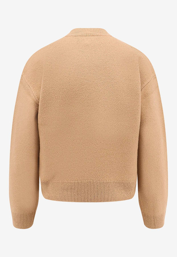 A.P.C. Esther Wool Ribbed Sweater Beige WVBDKF23373CAB_Brown_38331644