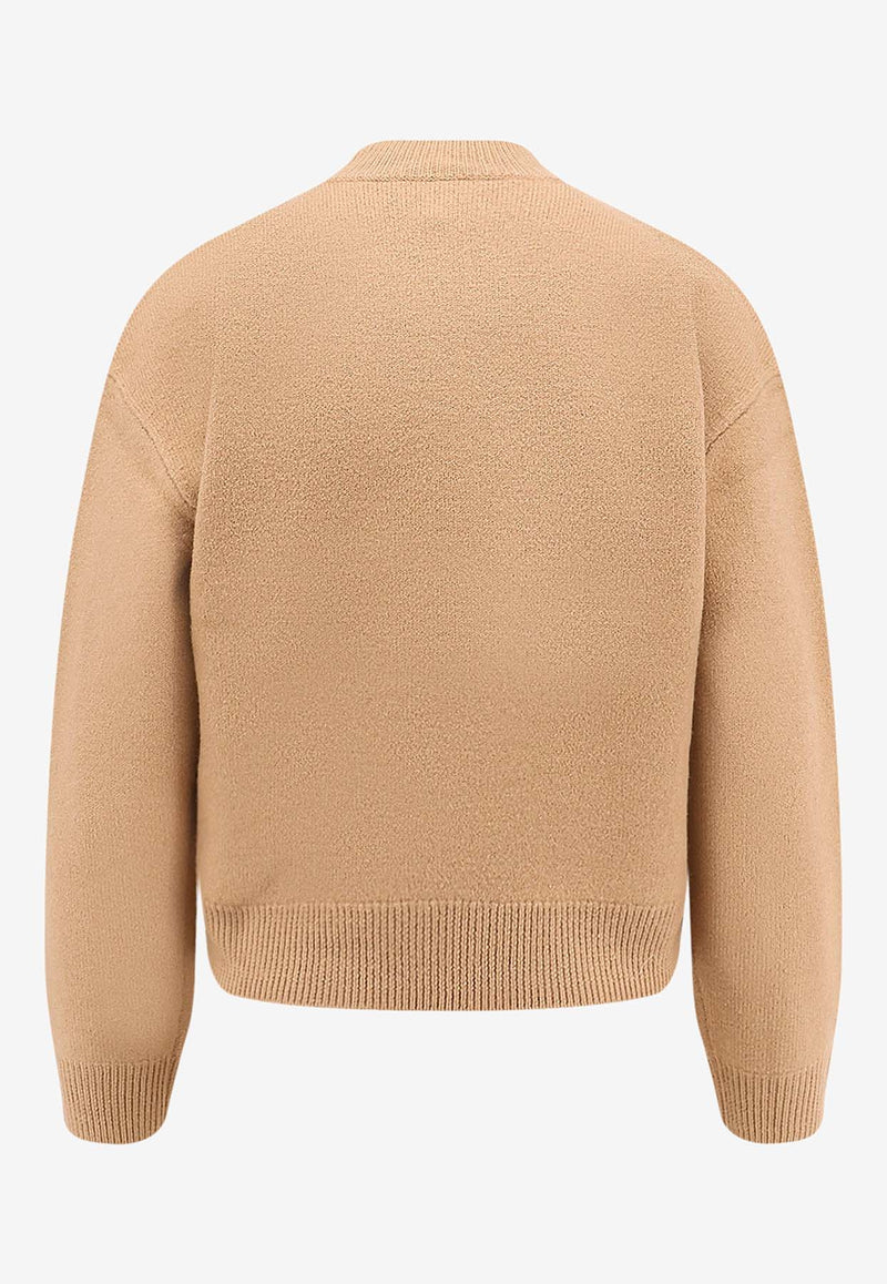 A.P.C. Esther Wool Ribbed Sweater Beige WVBDKF23373CAB_Brown_38331644