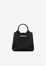 Longchamp Small Le Roseau Crossbody Bag Black 10273HFP/R_LONG-001