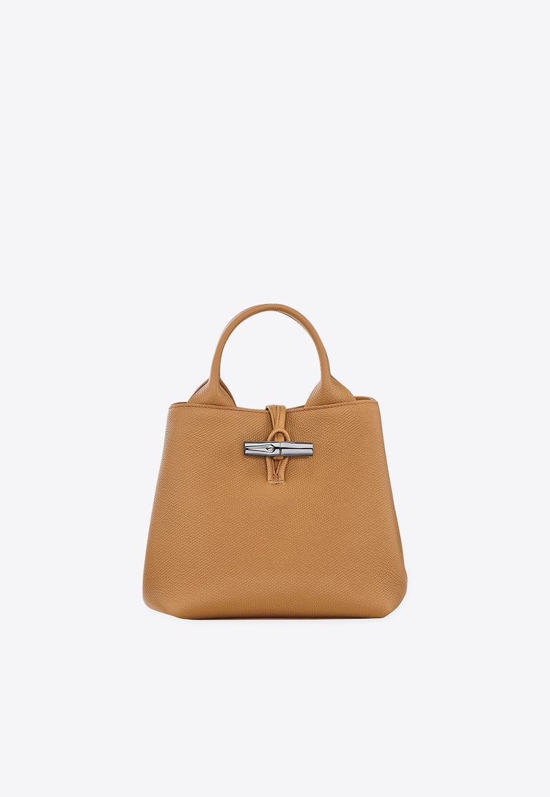 Longchamp Small Le Roseau Crossbody Bag Brown 10273HFP/R_LONG-371