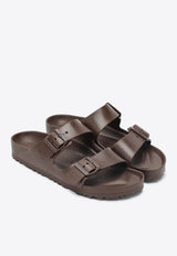 Birkenstock Arizona Rubber Slides Brown 1027402PVC/S_BIRKE-RO
