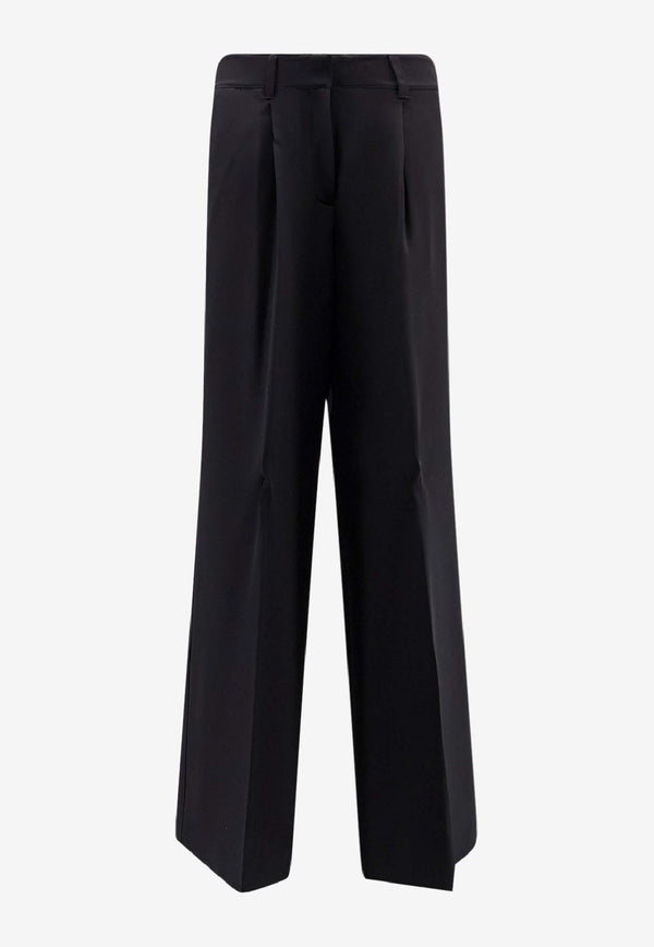 Hugo Boss Tiwi Wide-Leg Pants Black 50545580001_Black_30893702