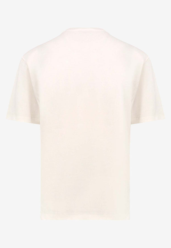 Ih Nom Uh Nit Crowned Mask Printed T-shirt White NUW25246081_OFFWHITE_35065742