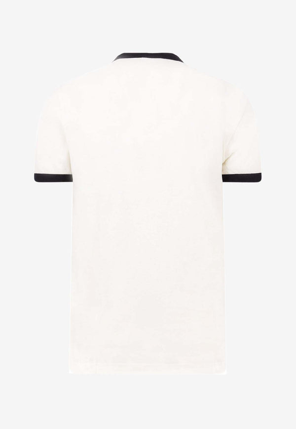 Dolce & Gabbana Flocked Print T-shirt White G8PV1TG7PIGW0001_BIANCO NATURALE_29848887