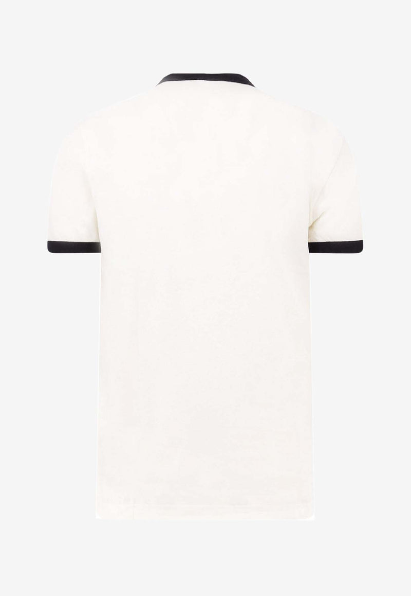 Dolce & Gabbana Flocked Print T-shirt White G8PV1TG7PIGW0001_BIANCO NATURALE_29848887