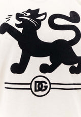 Dolce & Gabbana Flocked Print T-shirt White G8PV1TG7PIGW0001_BIANCO NATURALE_29848887