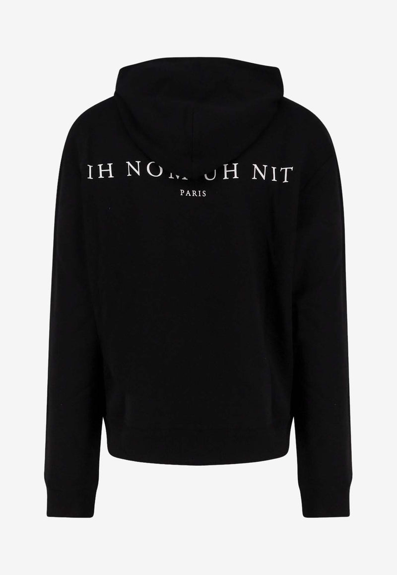 Ih Nom Uh Nit Balaclava Print Hooded Sweatshirt Black NUW25255009_Black_35065762
