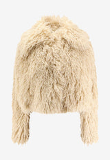 Hugo Boss Cefura Fur Jacket Yellow 50547960750_Open yellow_30893733