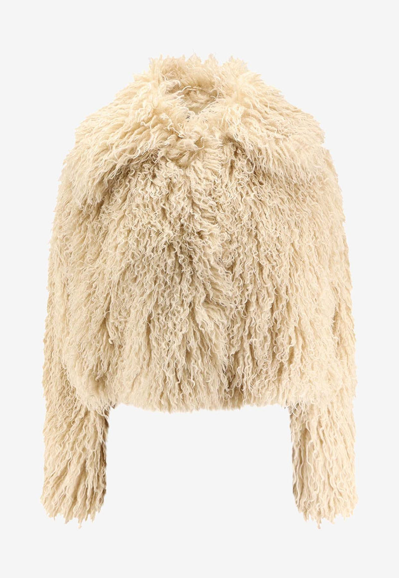 Hugo Boss Cefura Fur Jacket Yellow 50547960750_Open yellow_30893733