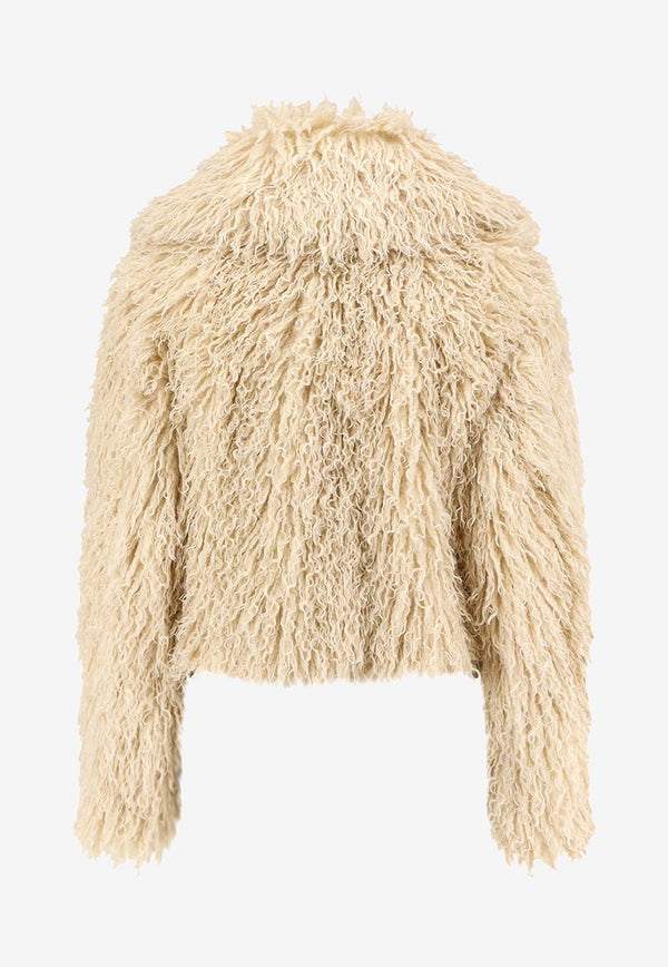Hugo Boss Cefura Fur Jacket Yellow 50547960750_Open yellow_30893733