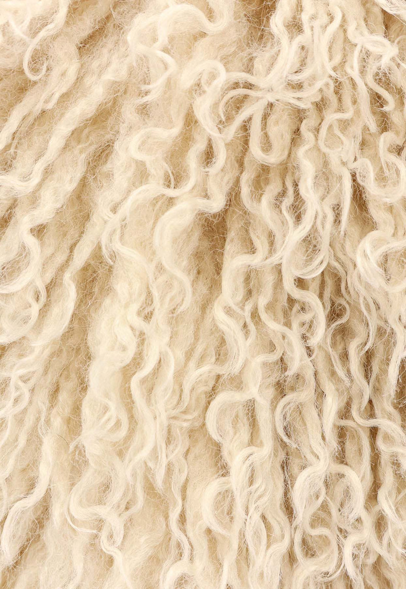 Hugo Boss Cefura Fur Jacket Yellow 50547960750_Open yellow_30893733