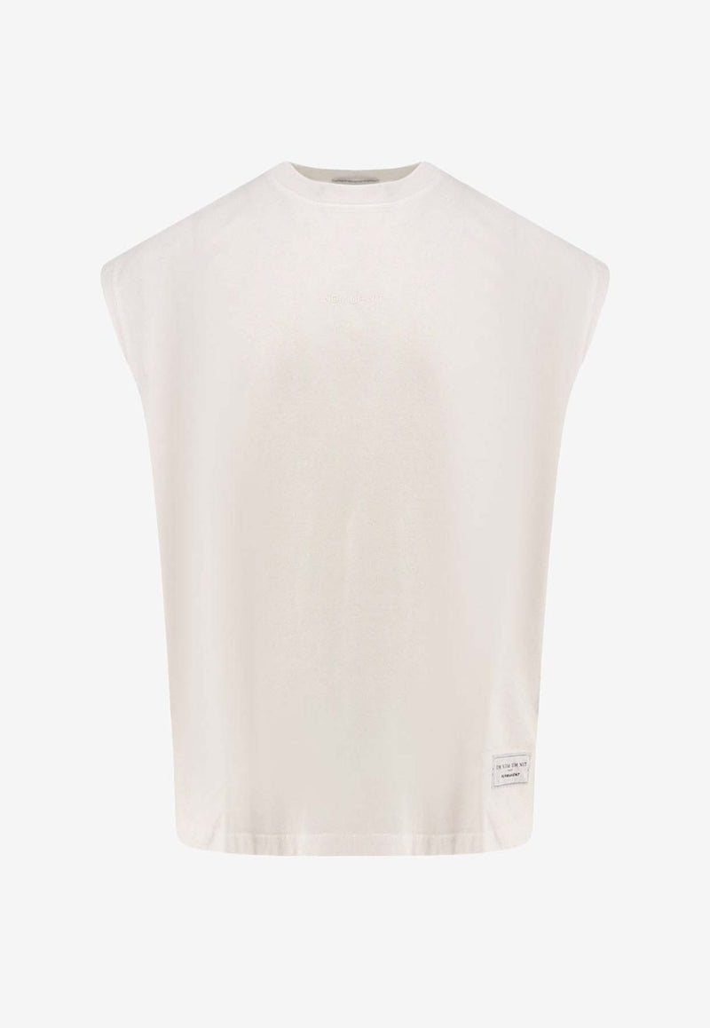 Ih Nom Uh Nit Logo Patch Sleeveless T-shirt White NUW25208081_OFFWHITE_35065922