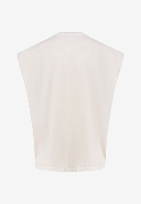 Ih Nom Uh Nit Logo Patch Sleeveless T-shirt White NUW25208081_OFFWHITE_35065922