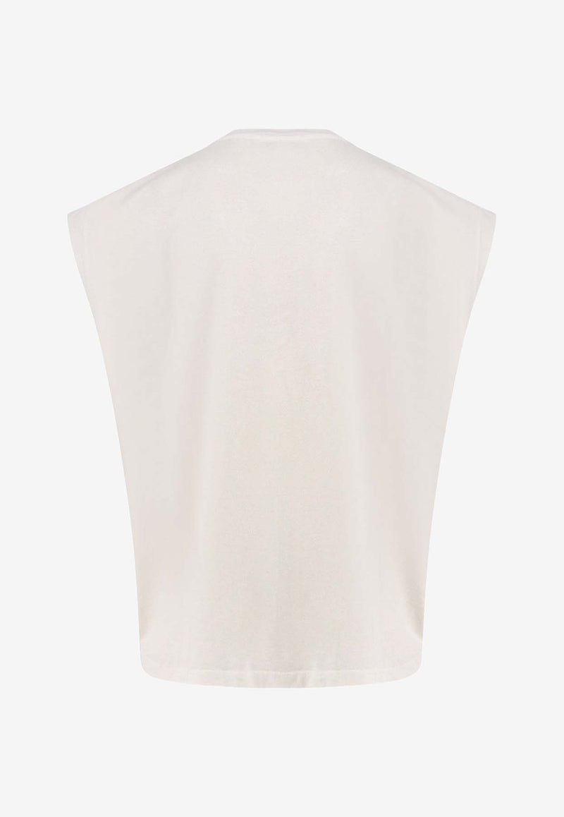 Ih Nom Uh Nit Logo Patch Sleeveless T-shirt White NUW25208081_OFFWHITE_35065922