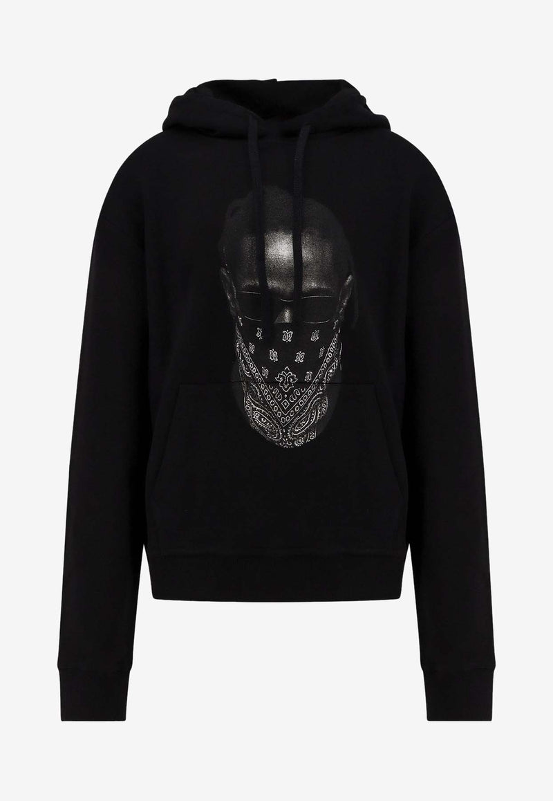 Ih Nom Uh Nit CWY Mask Print Hooded Sweatshirt Black NUW25227009_Black_35065750