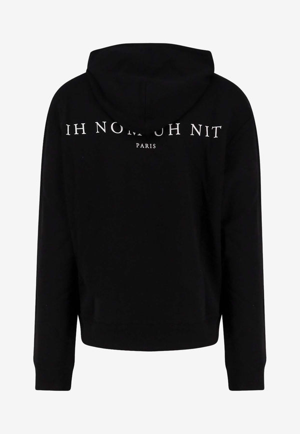 Ih Nom Uh Nit CWY Mask Print Hooded Sweatshirt Black NUW25227009_Black_35065750