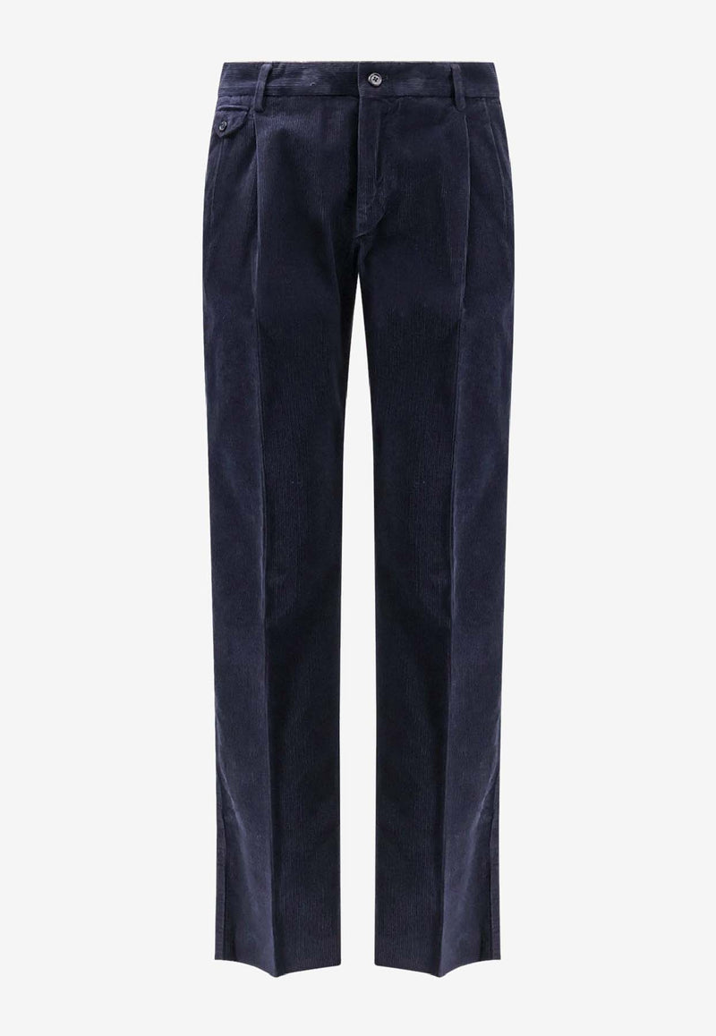 Dolce & Gabbana Straight-Leg Corduroy Pants Blue GY6UETG8NN7B0665_BLU SCURISSIMO 1_29842784