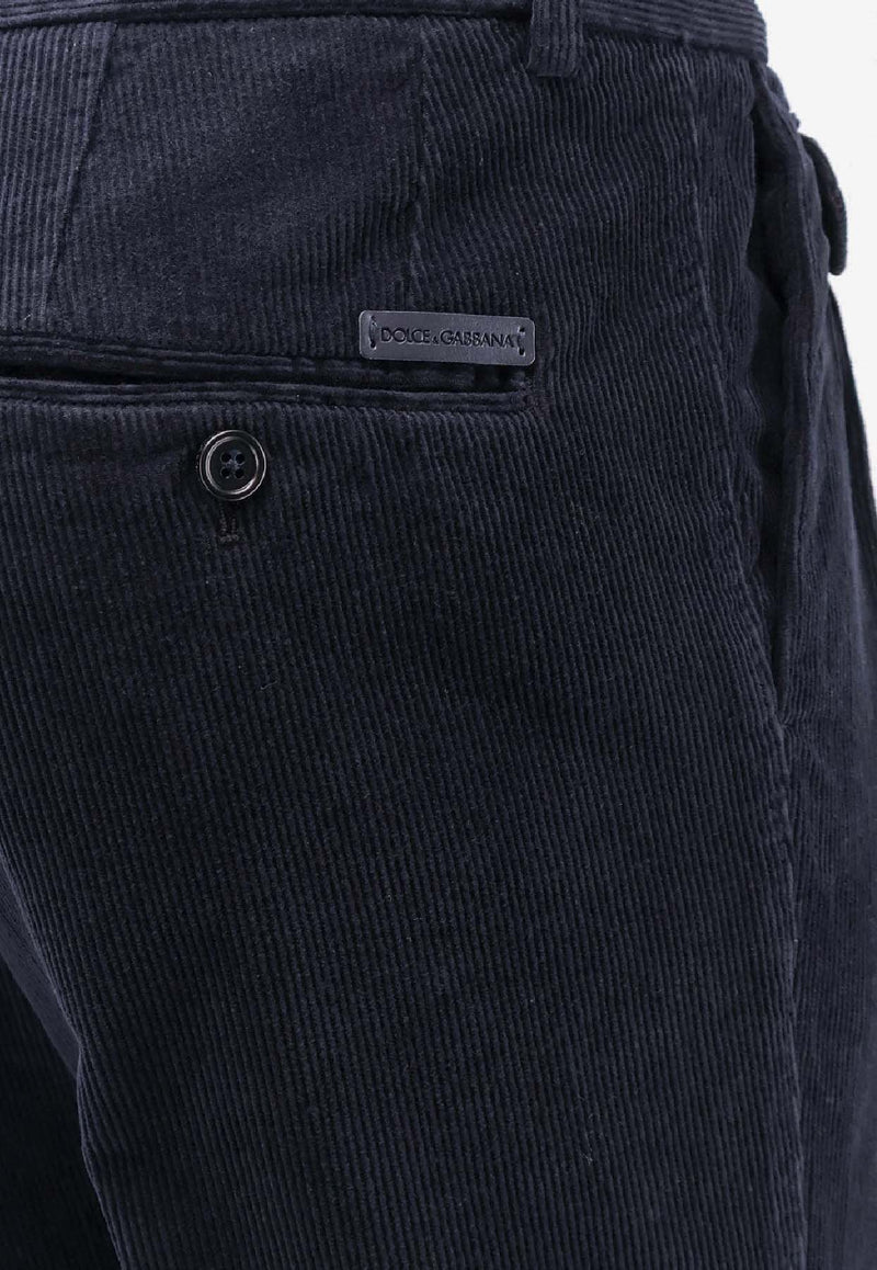Dolce & Gabbana Straight-Leg Corduroy Pants Blue GY6UETG8NN7B0665_BLU SCURISSIMO 1_29842784