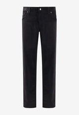 Dolce & Gabbana Straight-Leg Corduroy Pants Black GYJCCTGJ589N0000_Black_29839147