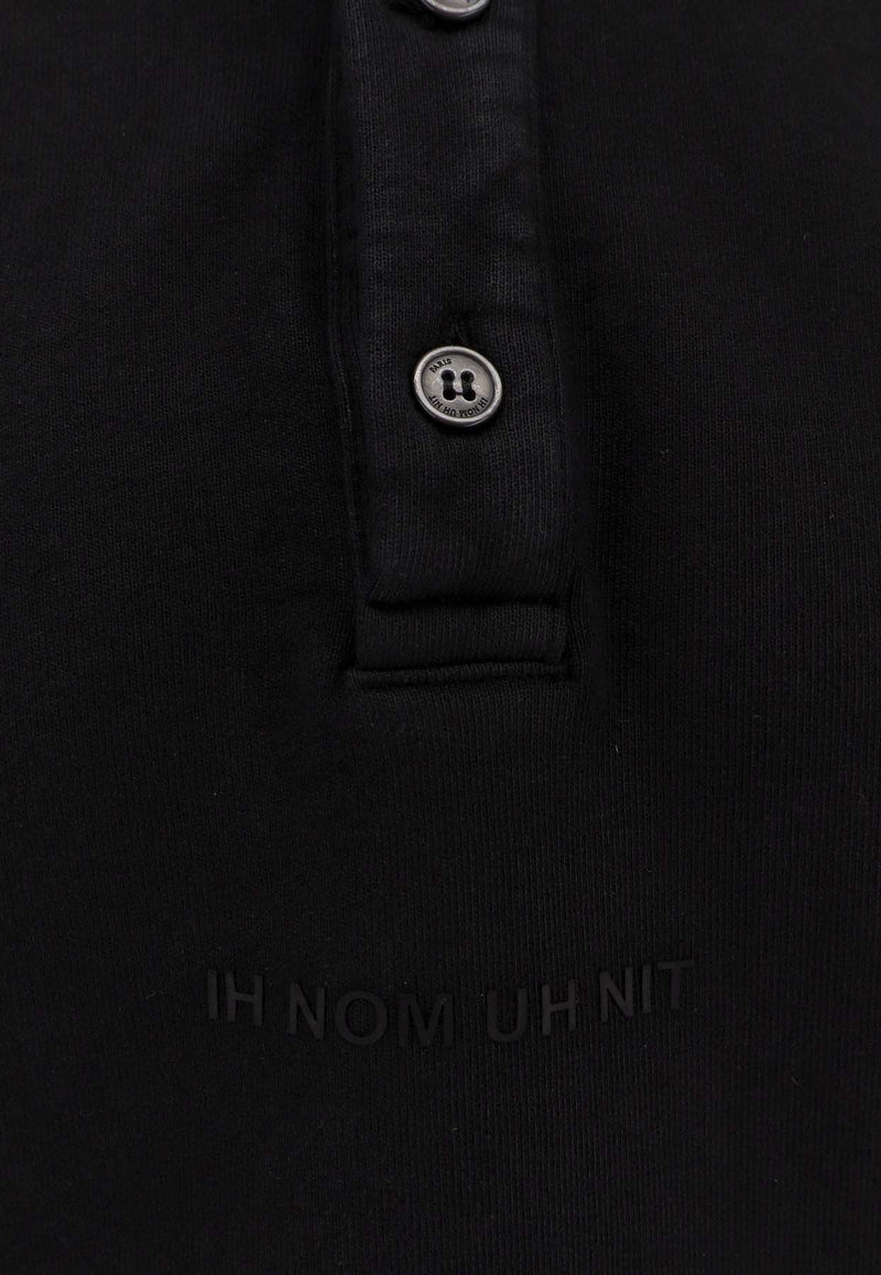 Ih Nom Uh Nit Long-Sleeved Polo T-shirt Black NUW25207009_Black_35066002