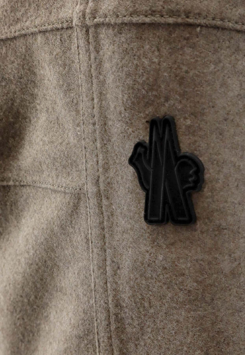 Moncler Grenoble Padded Technical Wool Ski Pants Beige K20972G00008595H6229_Blue_29841074