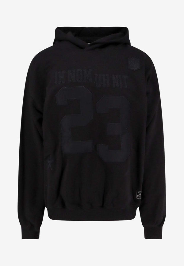 Ih Nom Uh Nit 23 Patch Hooded Sweatshirt Black NUW25213999_Blackblack_35065845