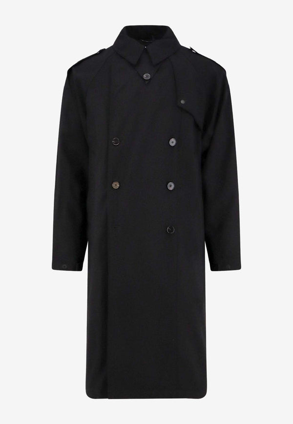 Paltò Luca Double-Breasted Buttoned Coat Black B51PXLUCADSUNER_Black_35065772