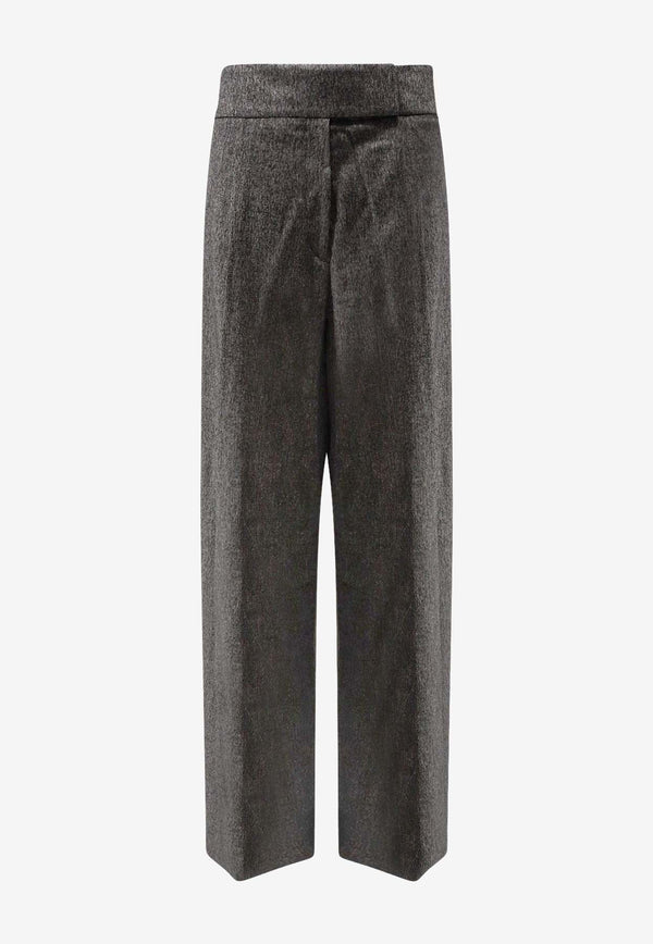 Hugo Boss Telda Wool-Blend Pants Gray 50548212022_Grey_30893674