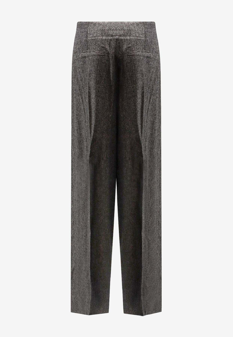 Hugo Boss Telda Wool-Blend Pants Gray 50548212022_Grey_30893674