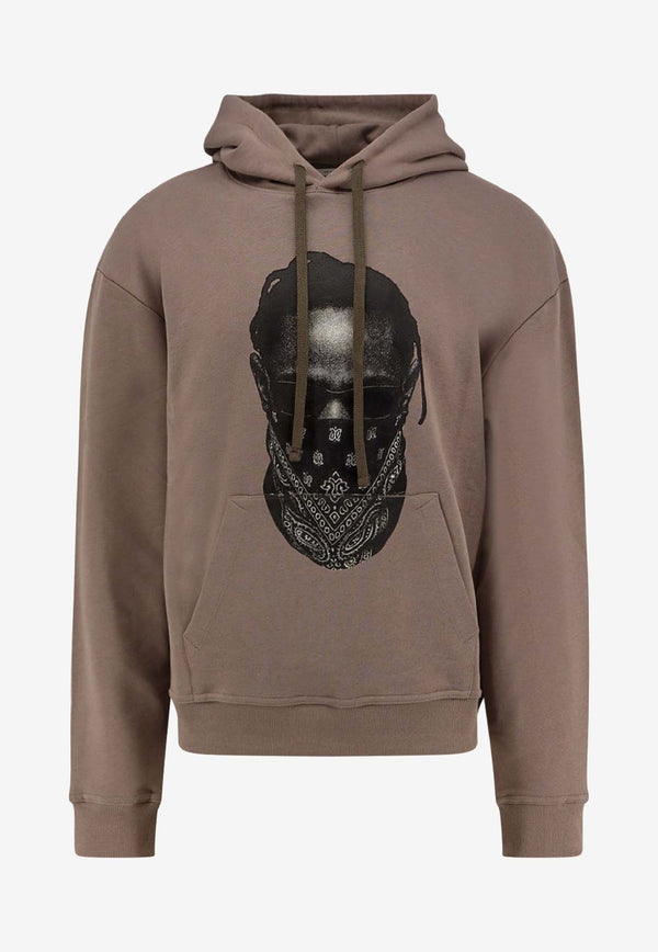 Ih Nom Uh Nit CWY Mask Print Hooded Sweatshirt Gray NUW25227C48_FOG_35065822