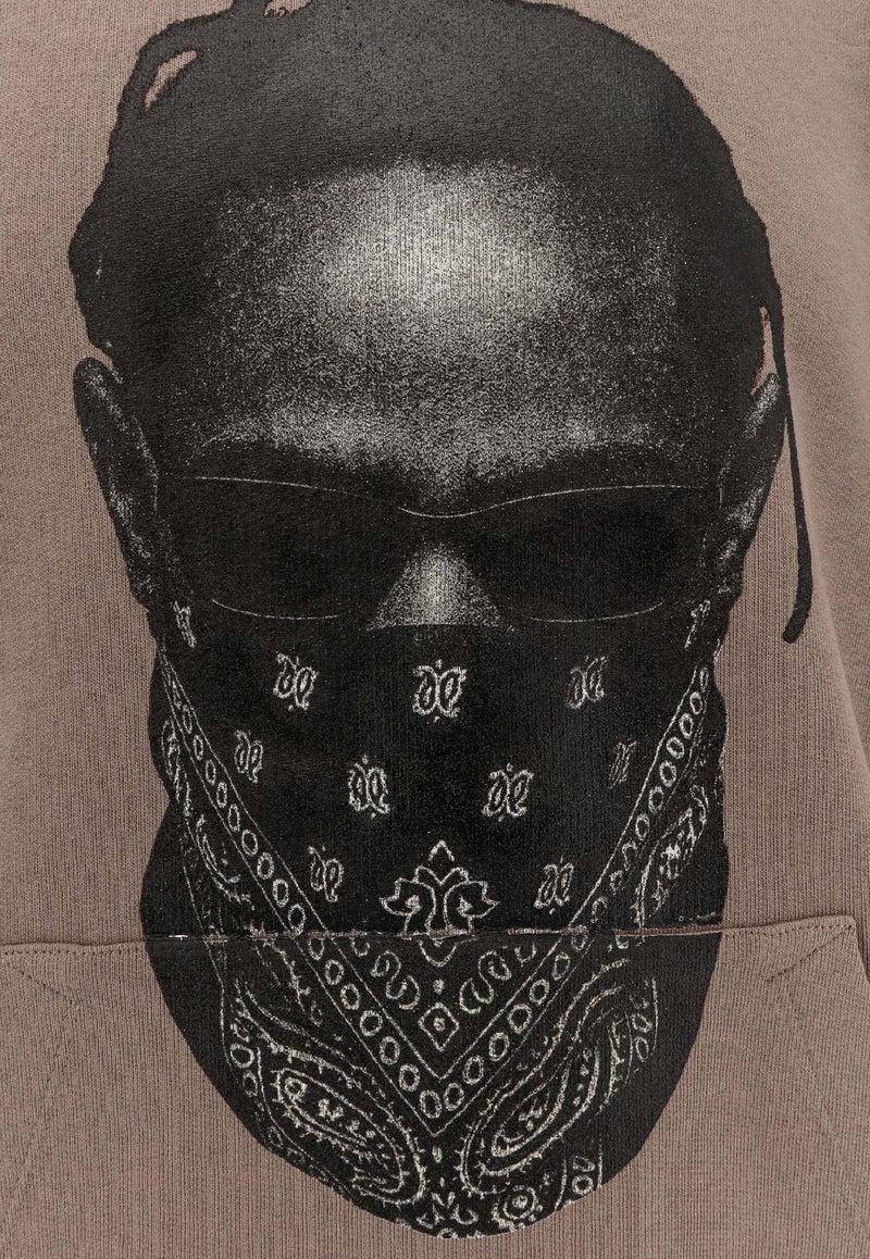 Ih Nom Uh Nit CWY Mask Print Hooded Sweatshirt Gray NUW25227C48_FOG_35065822