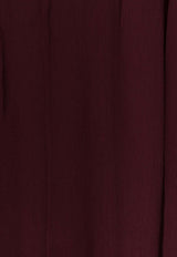 Staud Esther V-neck Mini Dress Bordeaux R25F2240CFSYR_Sirah_35065881