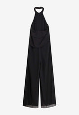 Hugo Boss Dellana Pleated Jumpsuit Black 50549630001_Black_30893748